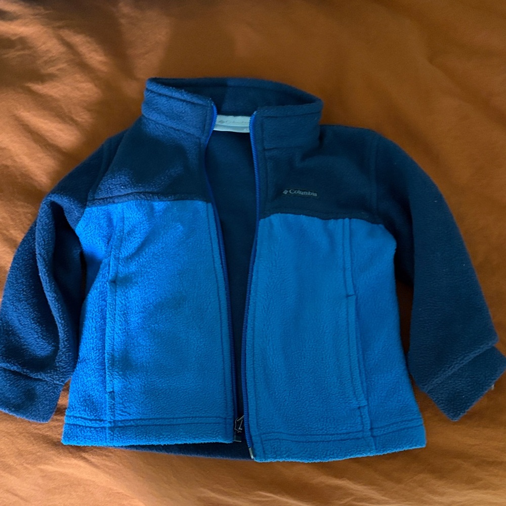 Columbia Two-Tone Blue Fleece Jacket